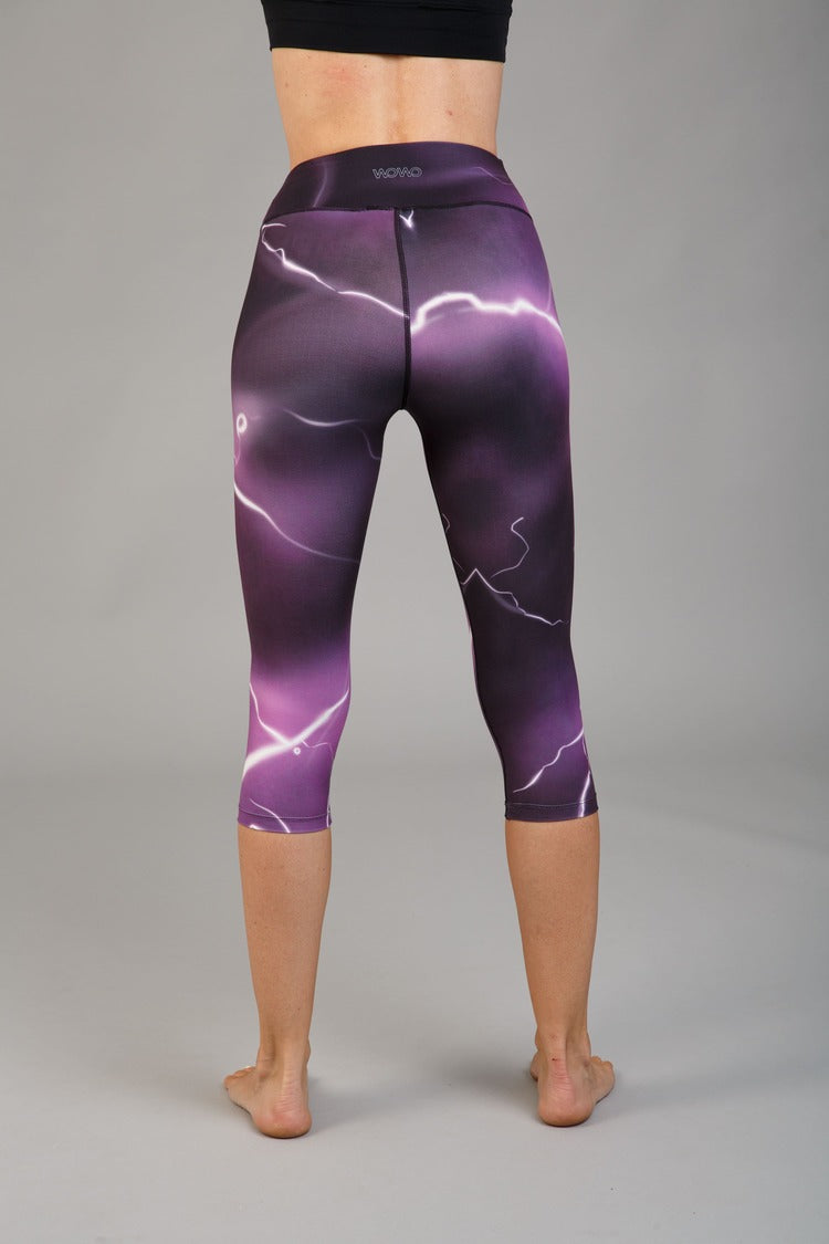 Női capri leggings, tejselyem – 329
