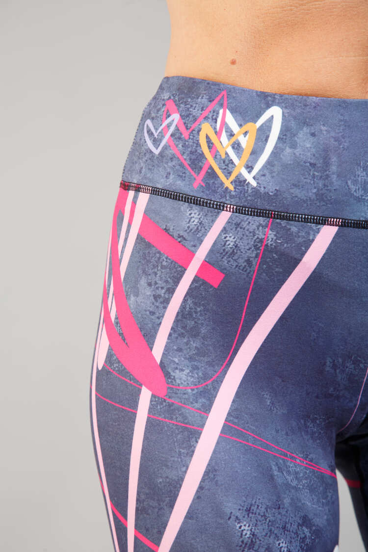 Női capri leggings, tejselyem – 342