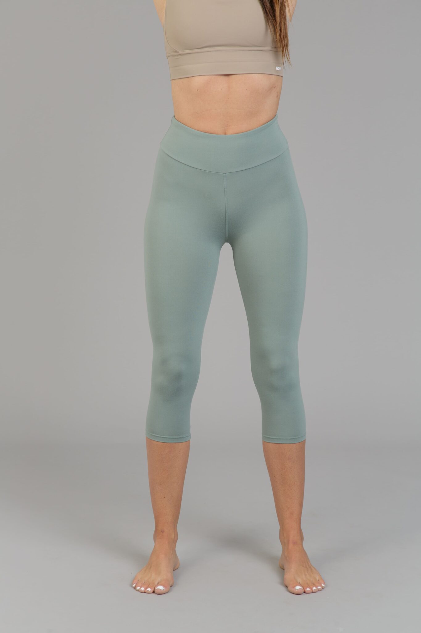 Női capri leggings, tejselyem – 320