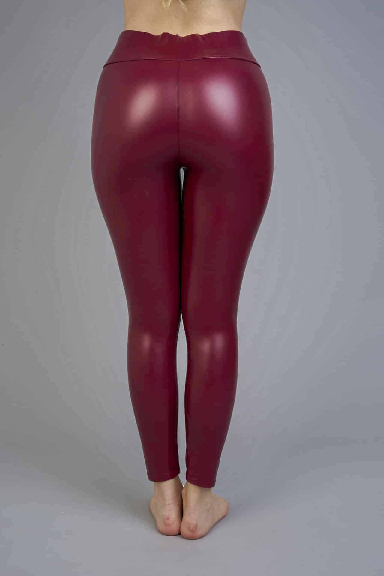 Hosszú női leggings, műbőr –  103