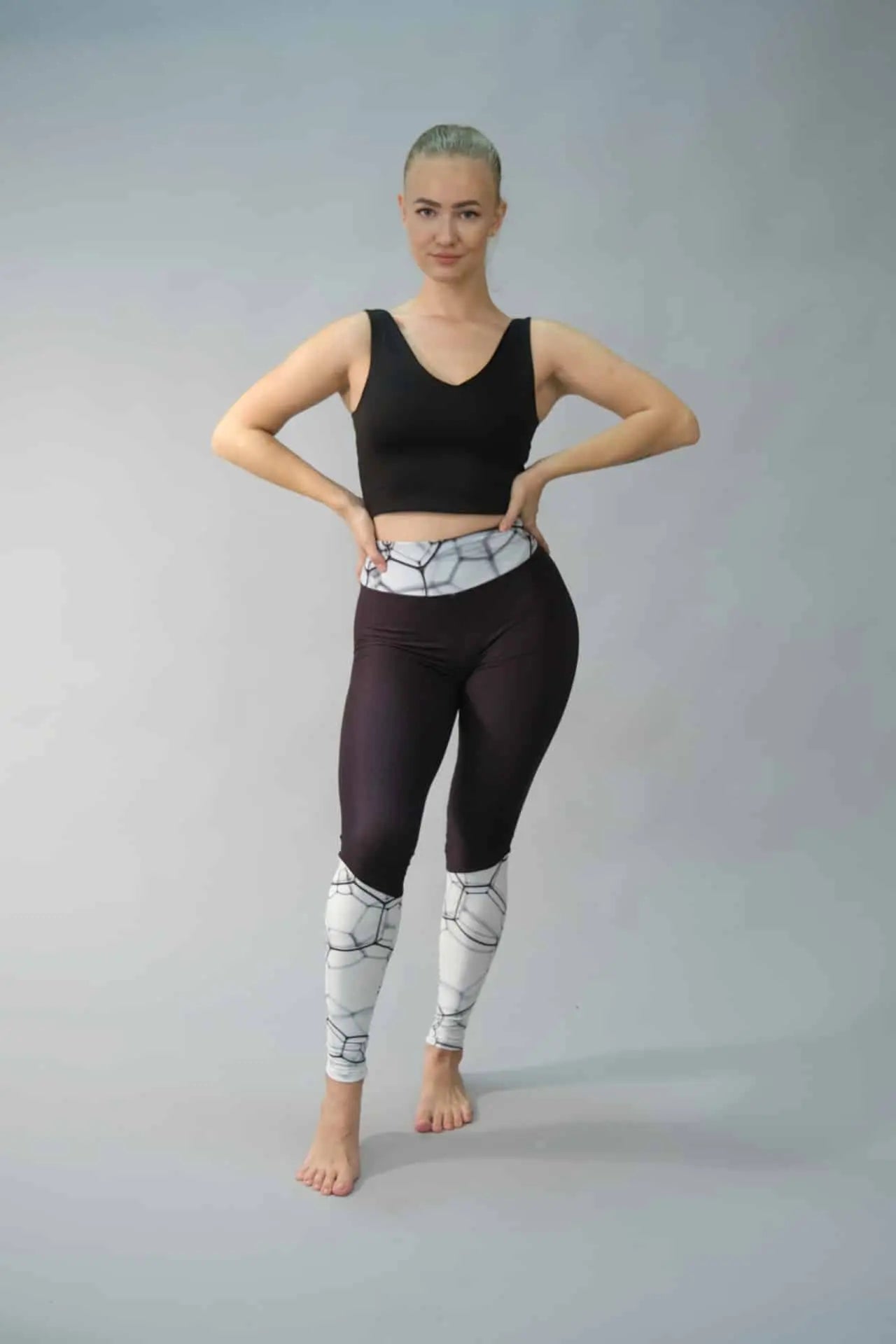 Női leggings, tejselyem – 131