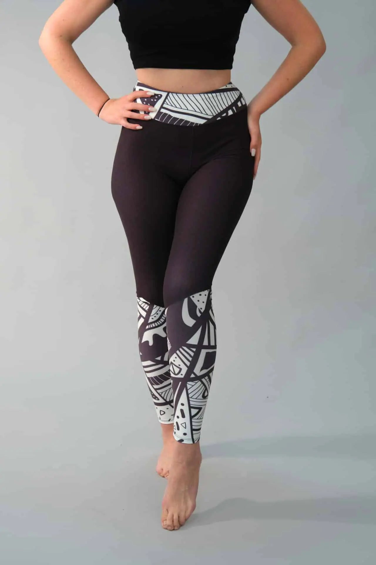 Női leggings, tejselyem – 136