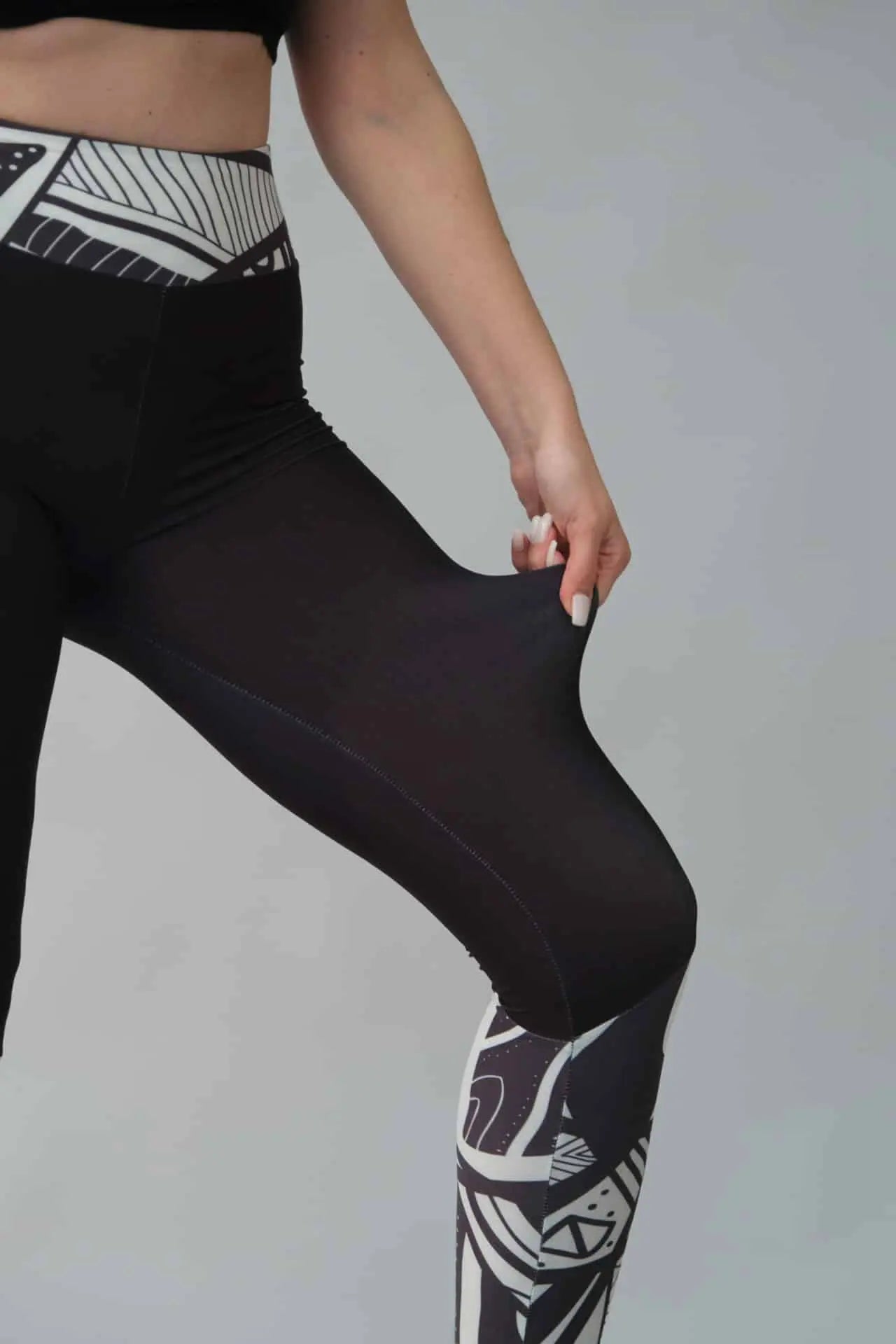 Női leggings, tejselyem – 136