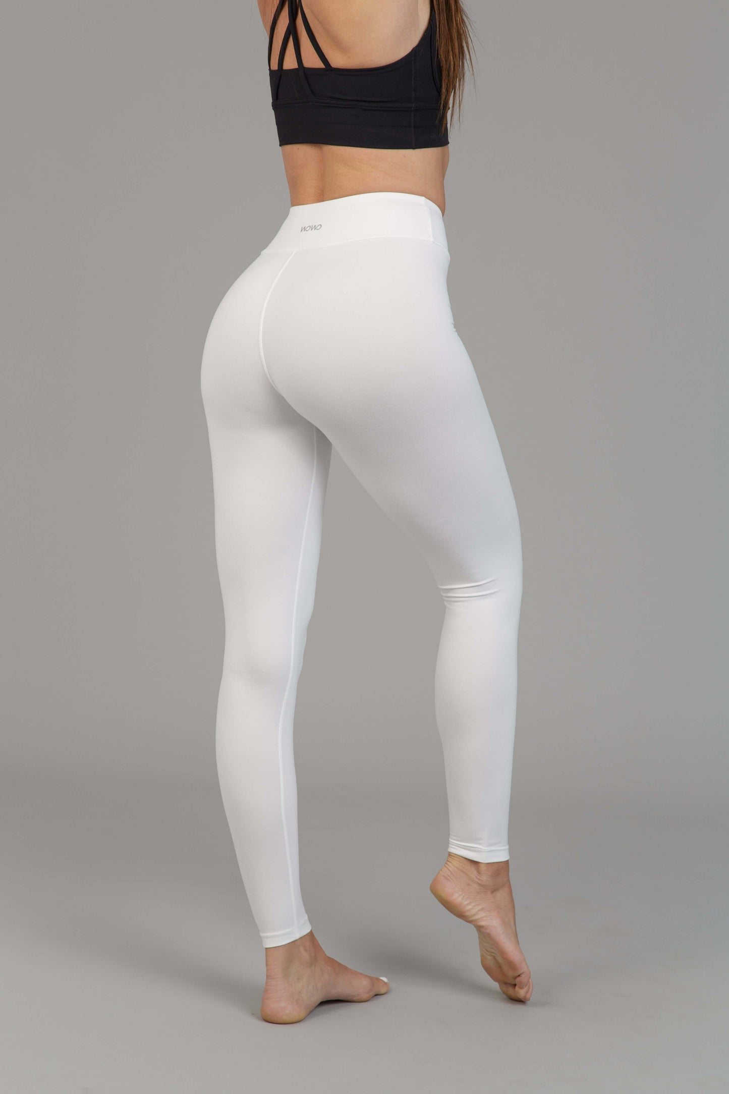 Hosszú női leggings, tejselyem – 158