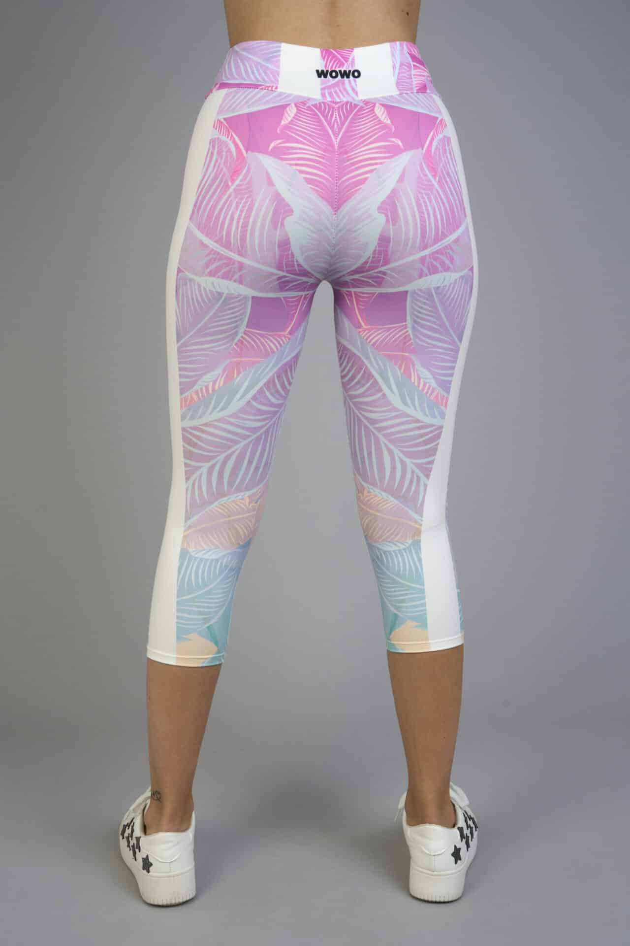 Női capri leggings, tejselyem – 313