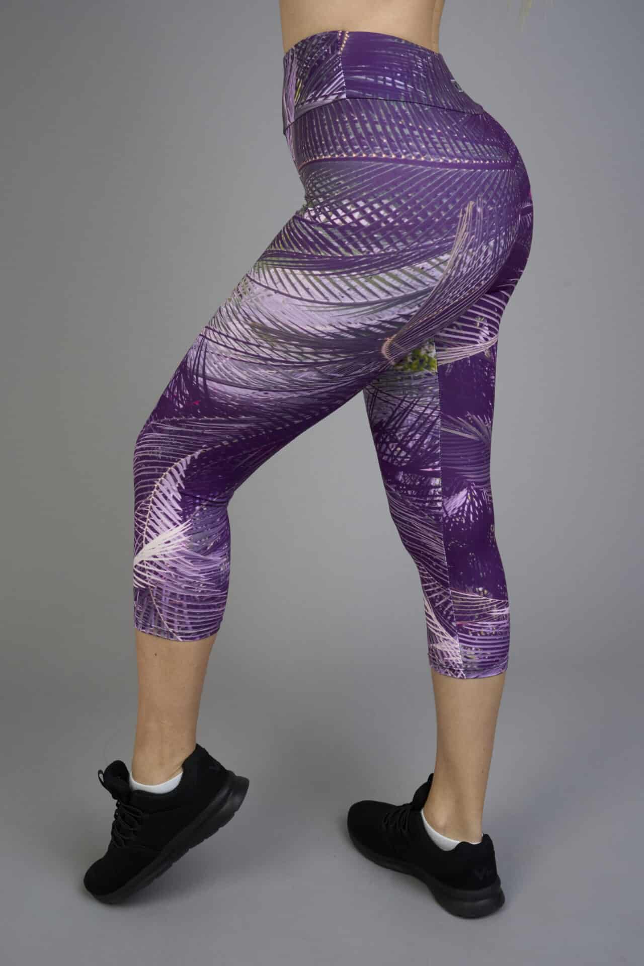 Női capri leggings, tejselyem – 314