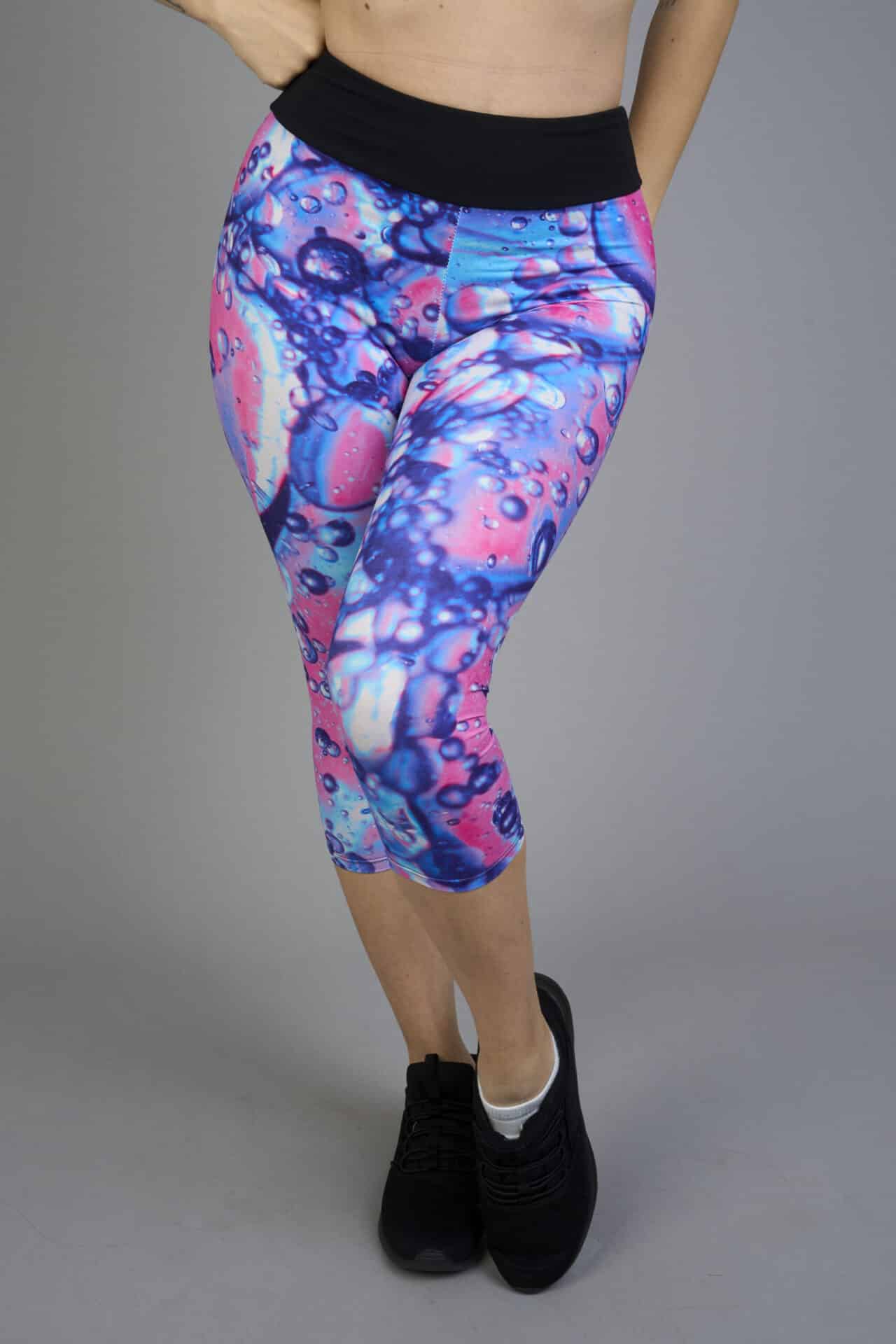 Női capri leggings, tejselyem – 316