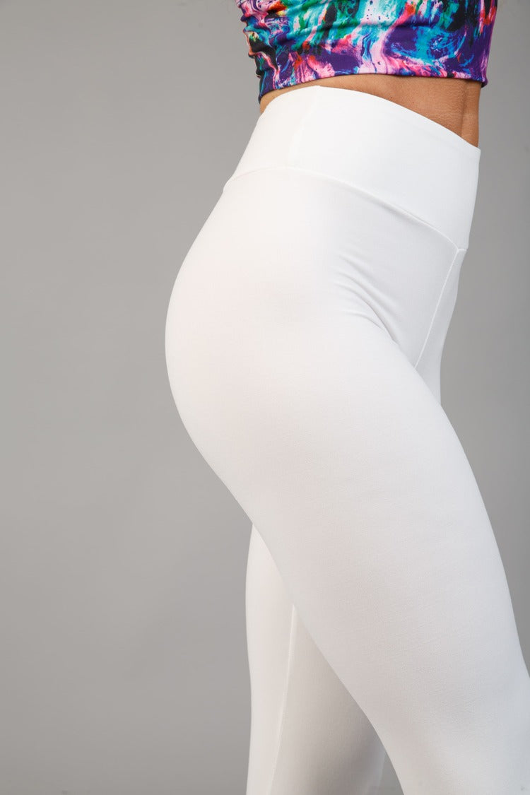 Női capri leggings, tejselyem – 328