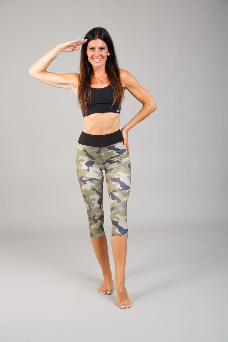 Női capri leggings, tejselyem – 336