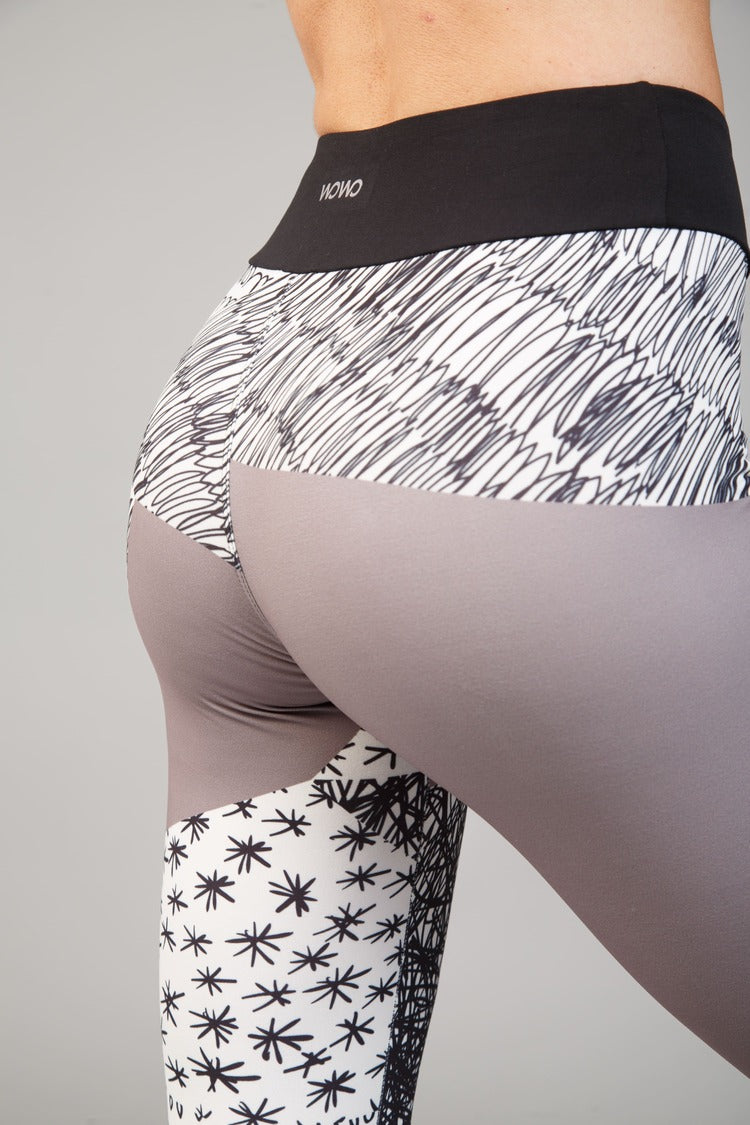 Női capri leggings, tejselyem – 337