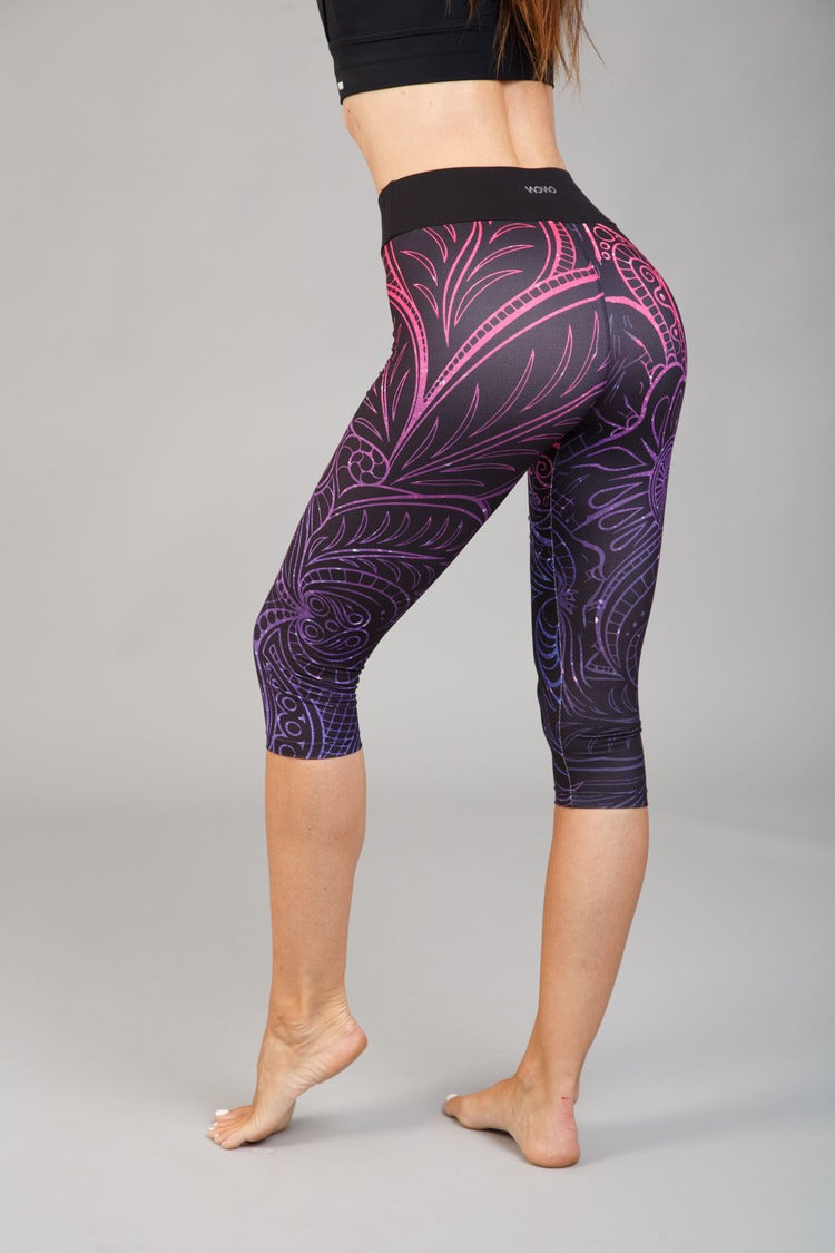 Női capri leggings, tejselyem – 338