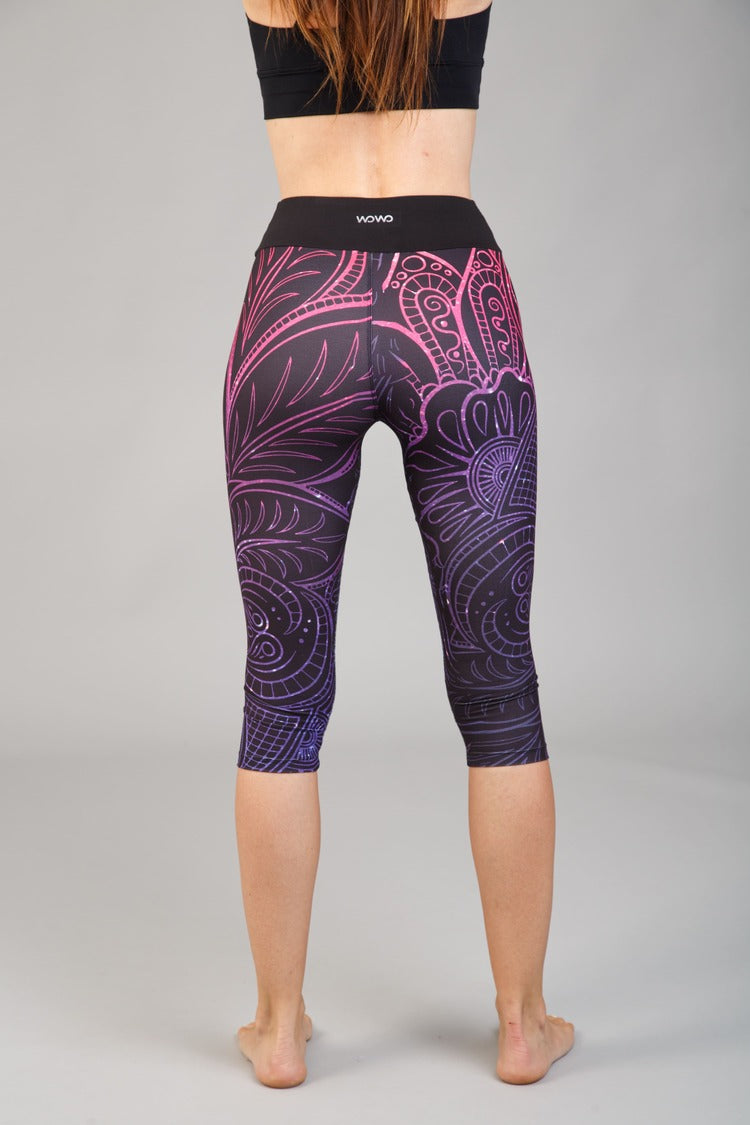 Női capri leggings, tejselyem – 338