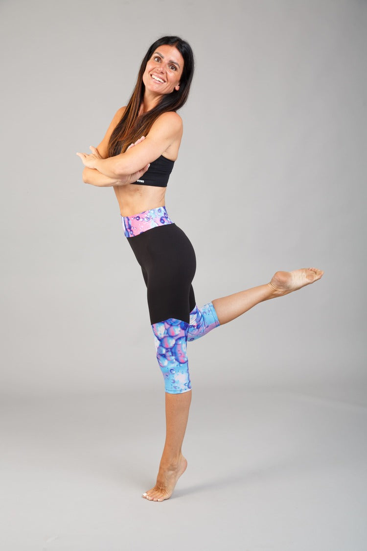 Női capri leggings, tejselyem – 340