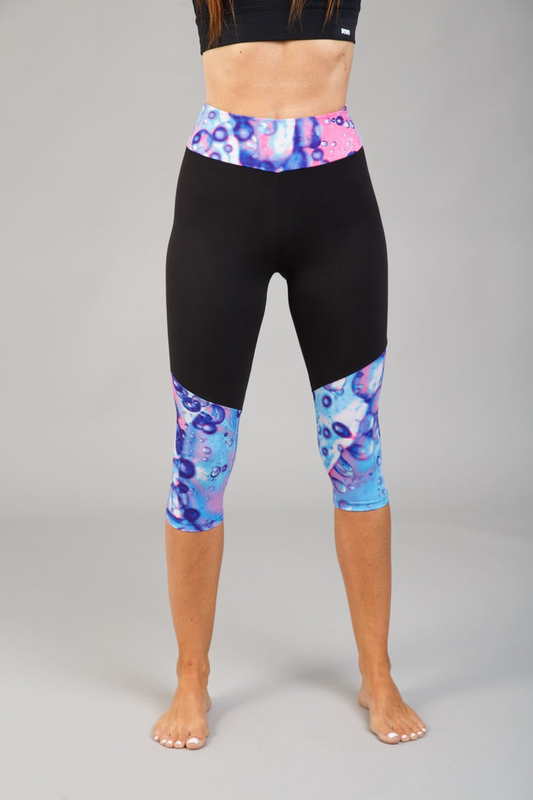 Női capri leggings, tejselyem – 340