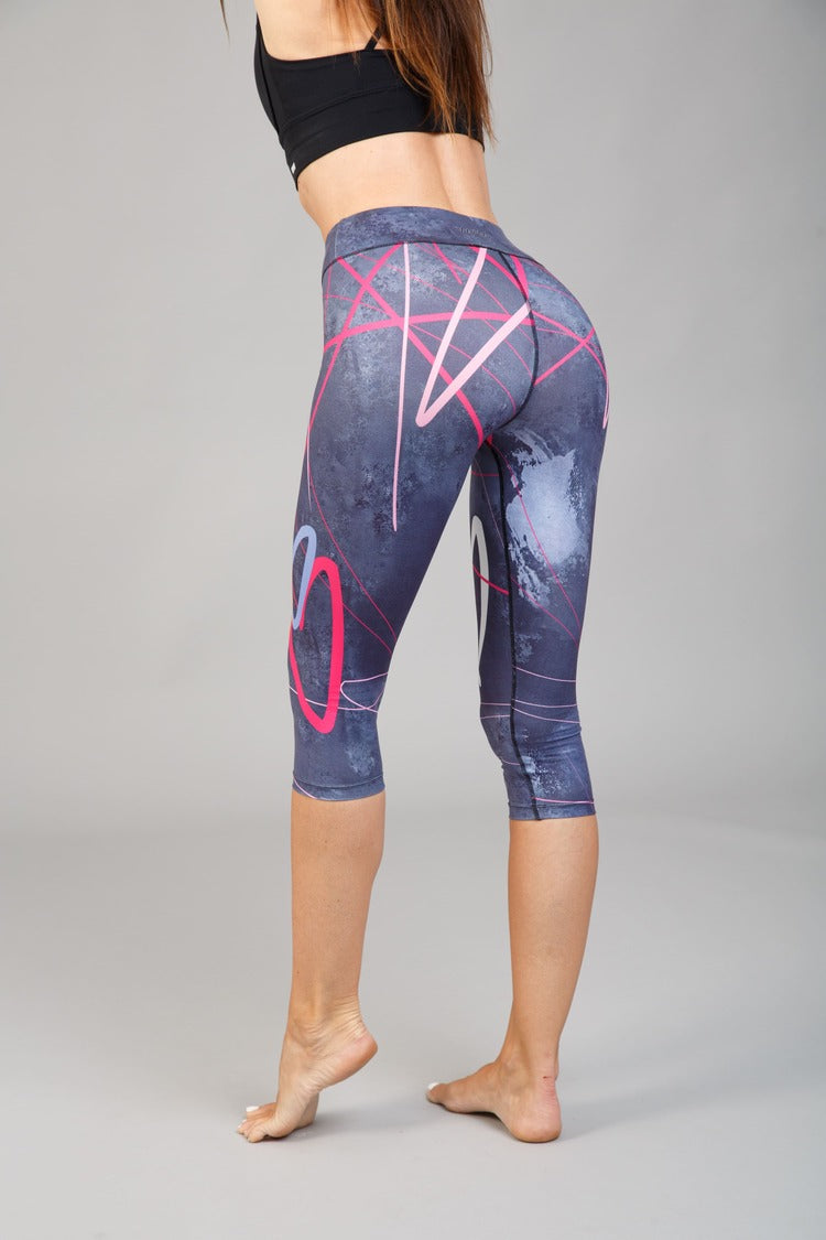 Női capri leggings, tejselyem – 342