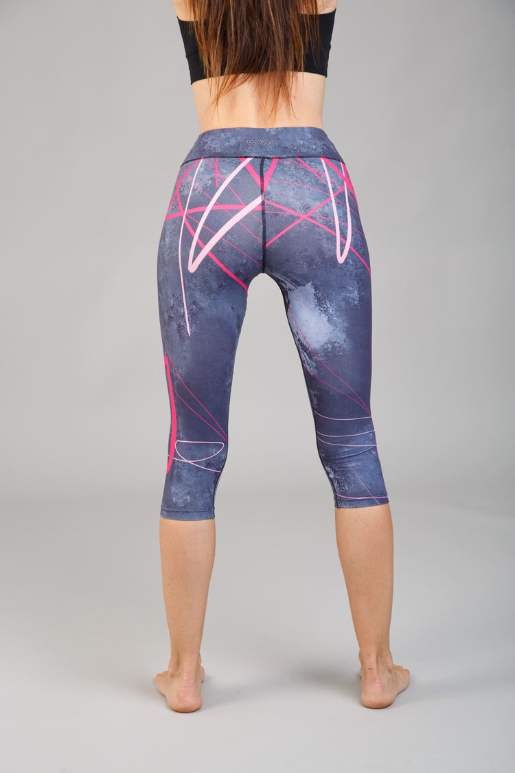 Női capri leggings, tejselyem – 342