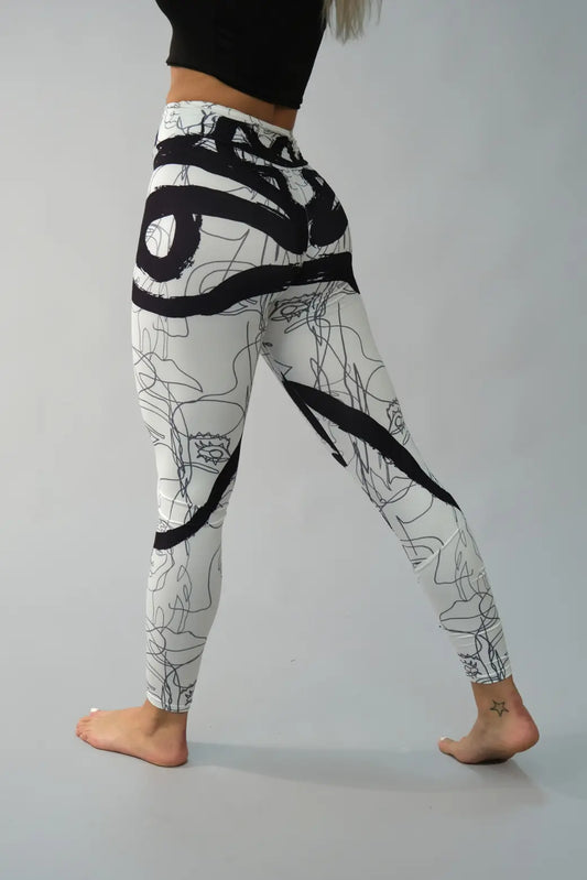 Női leggings, tejselyem – 35