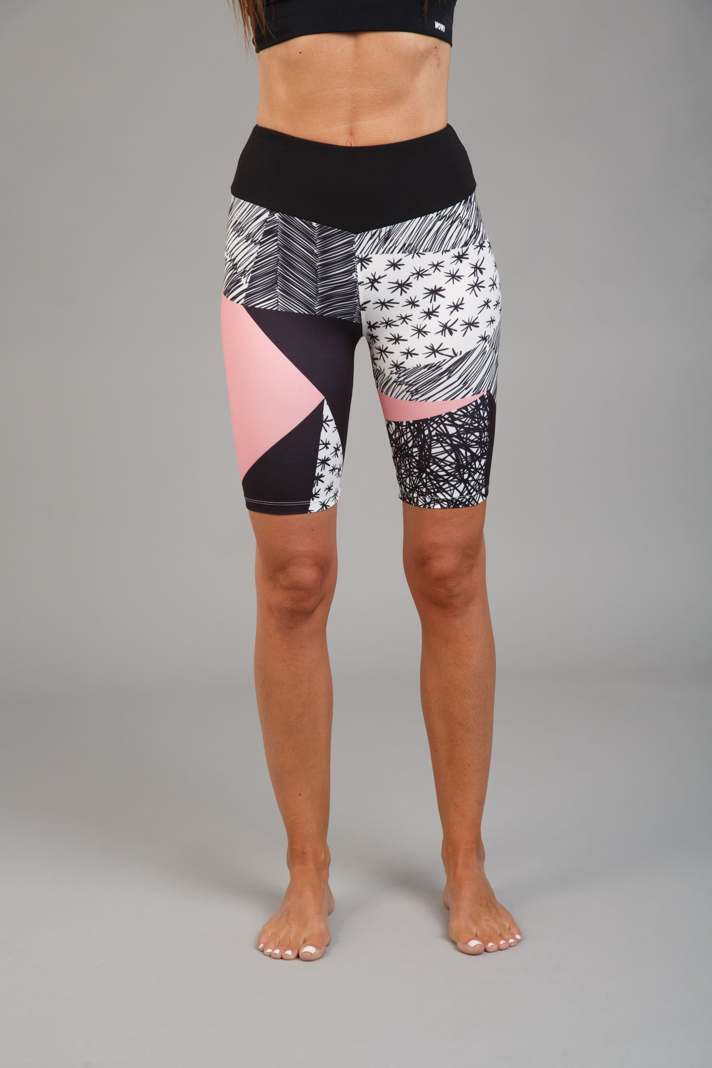 Női bermuda leggings, tejselyem – 418