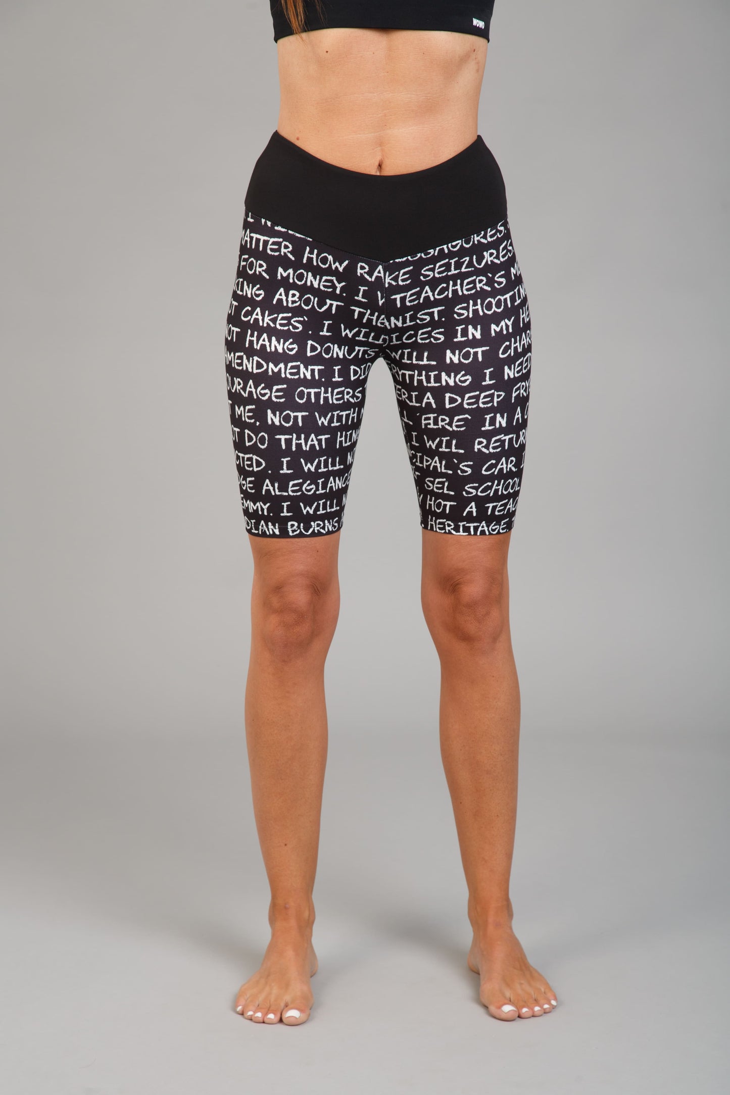 Női bermuda leggings, tejselyem – 419