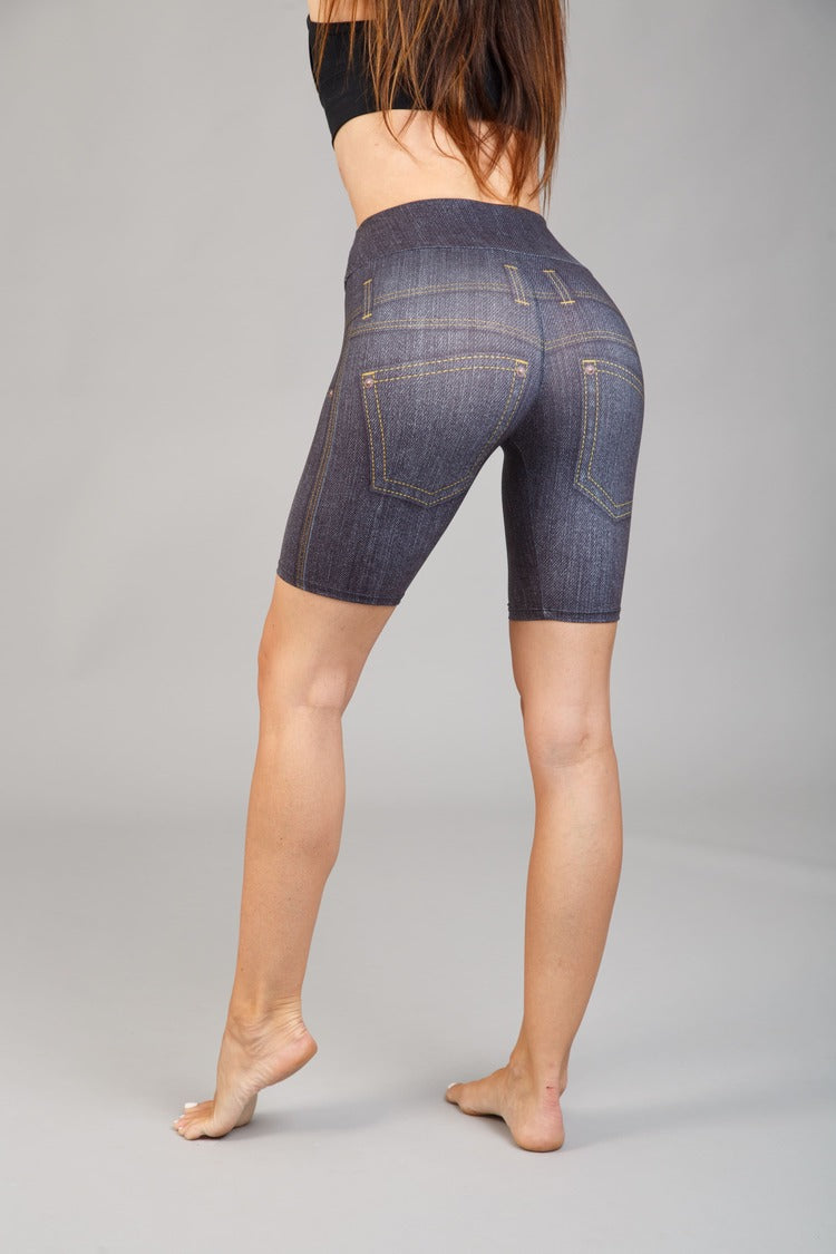 Női bermuda leggings, tejselyem – 427