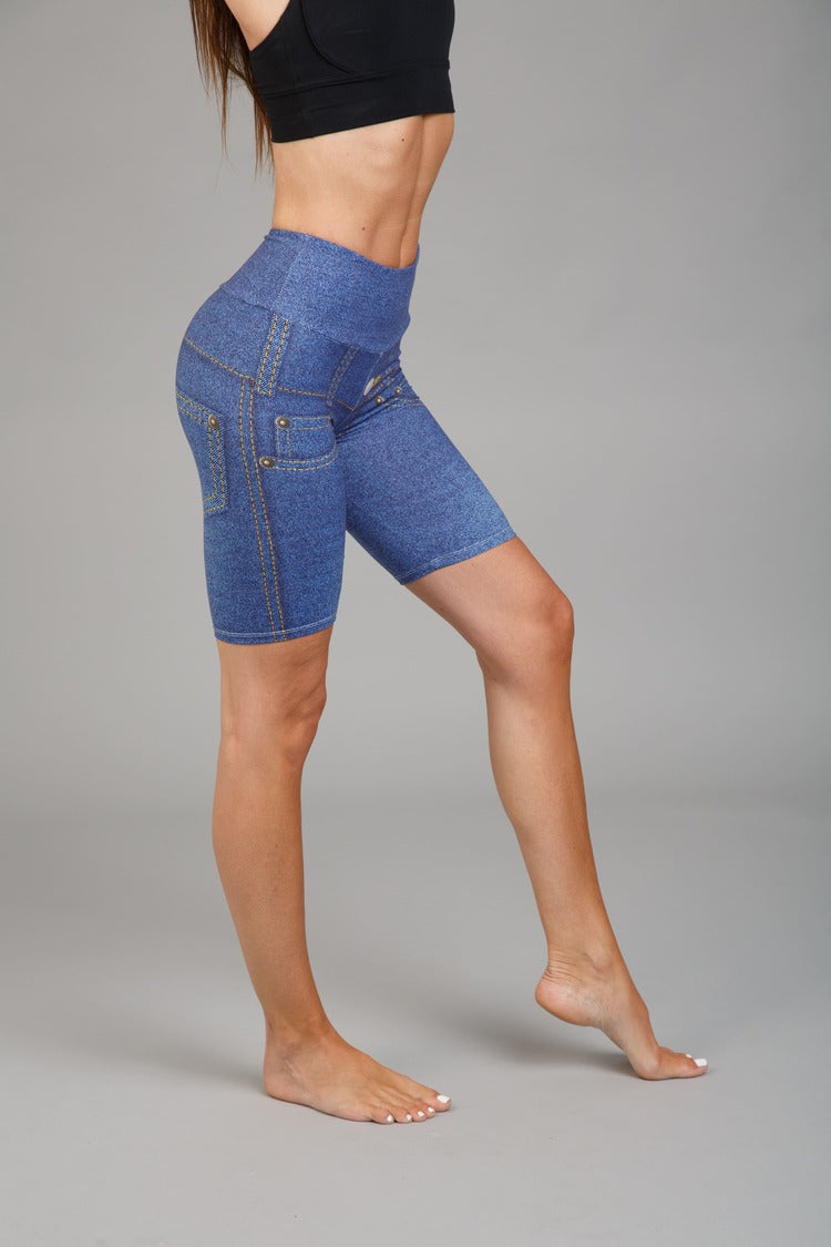 Női bermuda leggings, tejselyem – 428