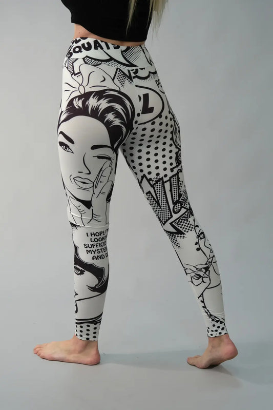 Női leggings, tejselyem – 48