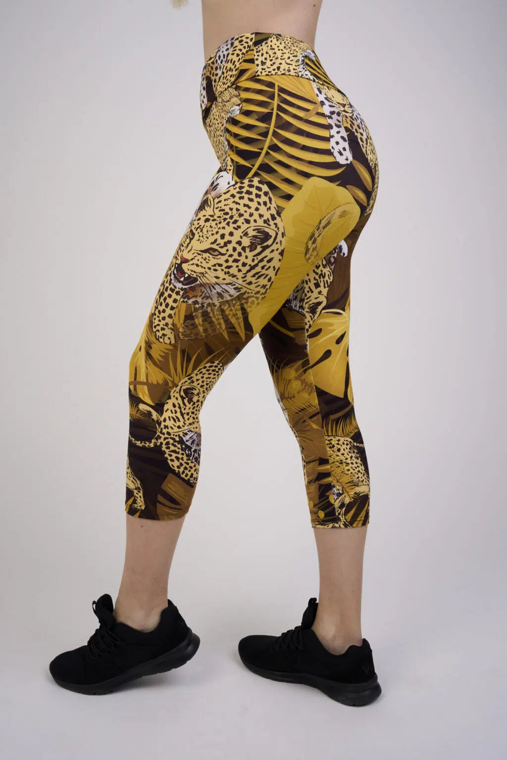 Női capri leggings, tejselyem – 77