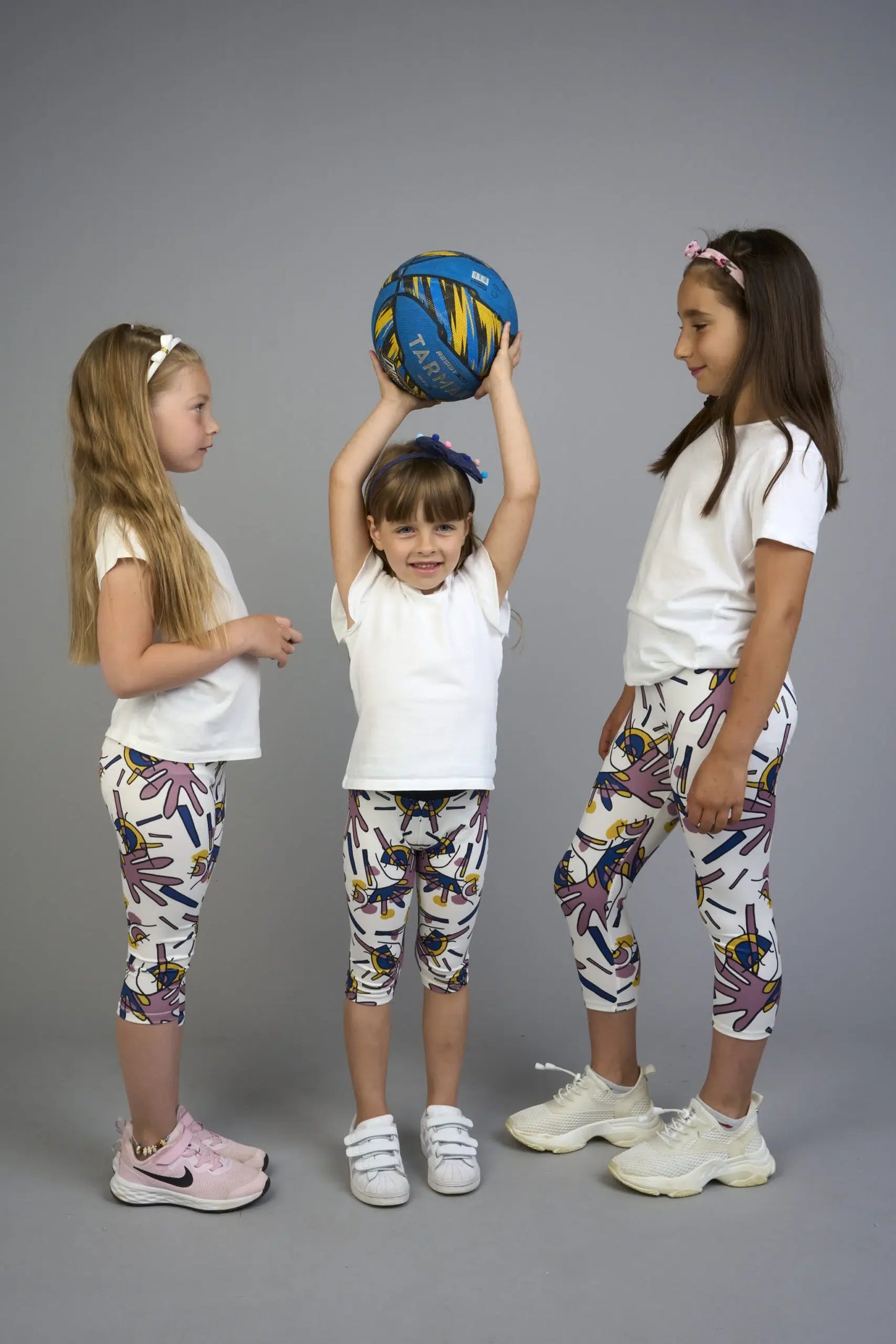 Gyerek capri leggings, tejselyem - 879