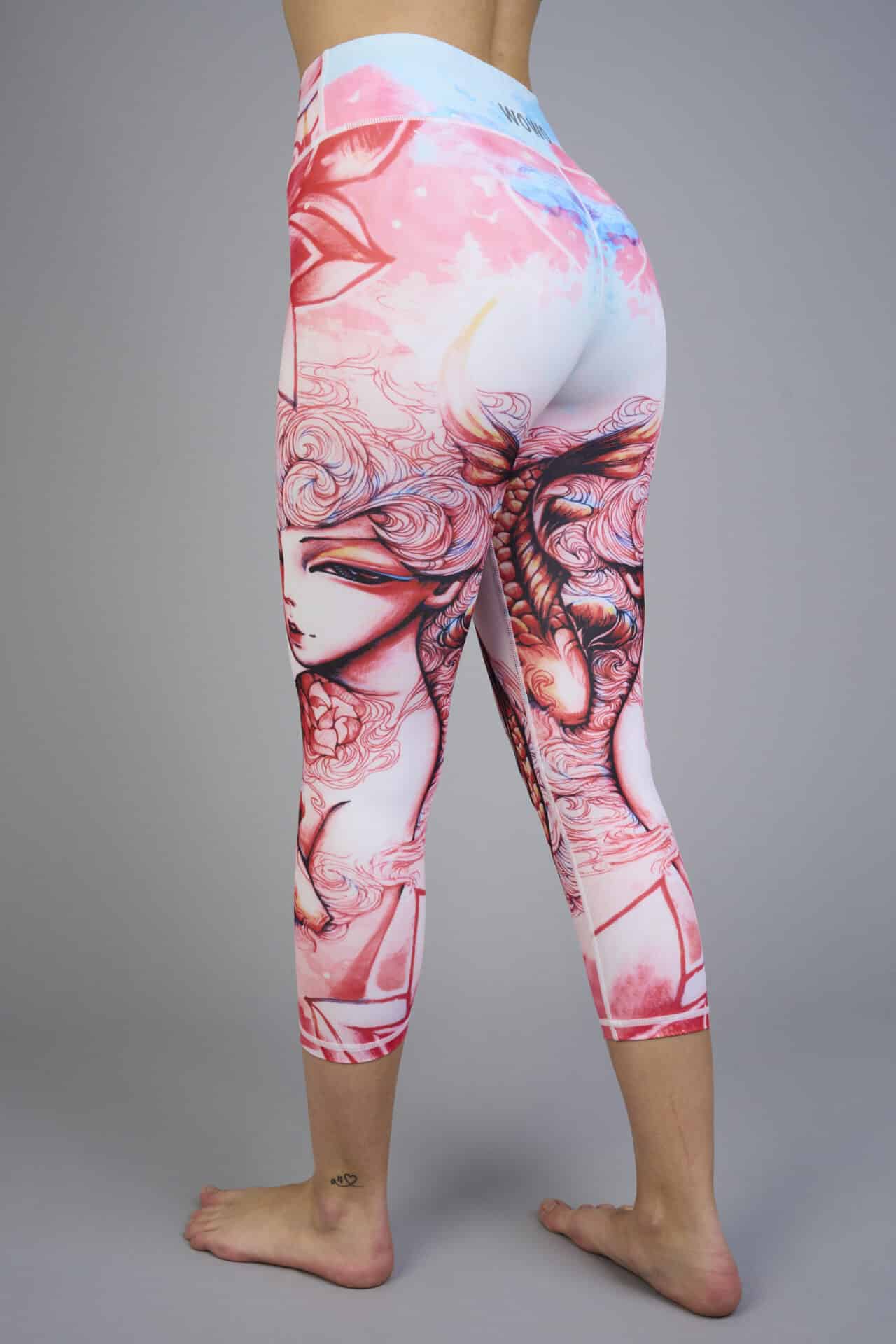 Női capri leggings, tejselyem – TEHNIKAL 88