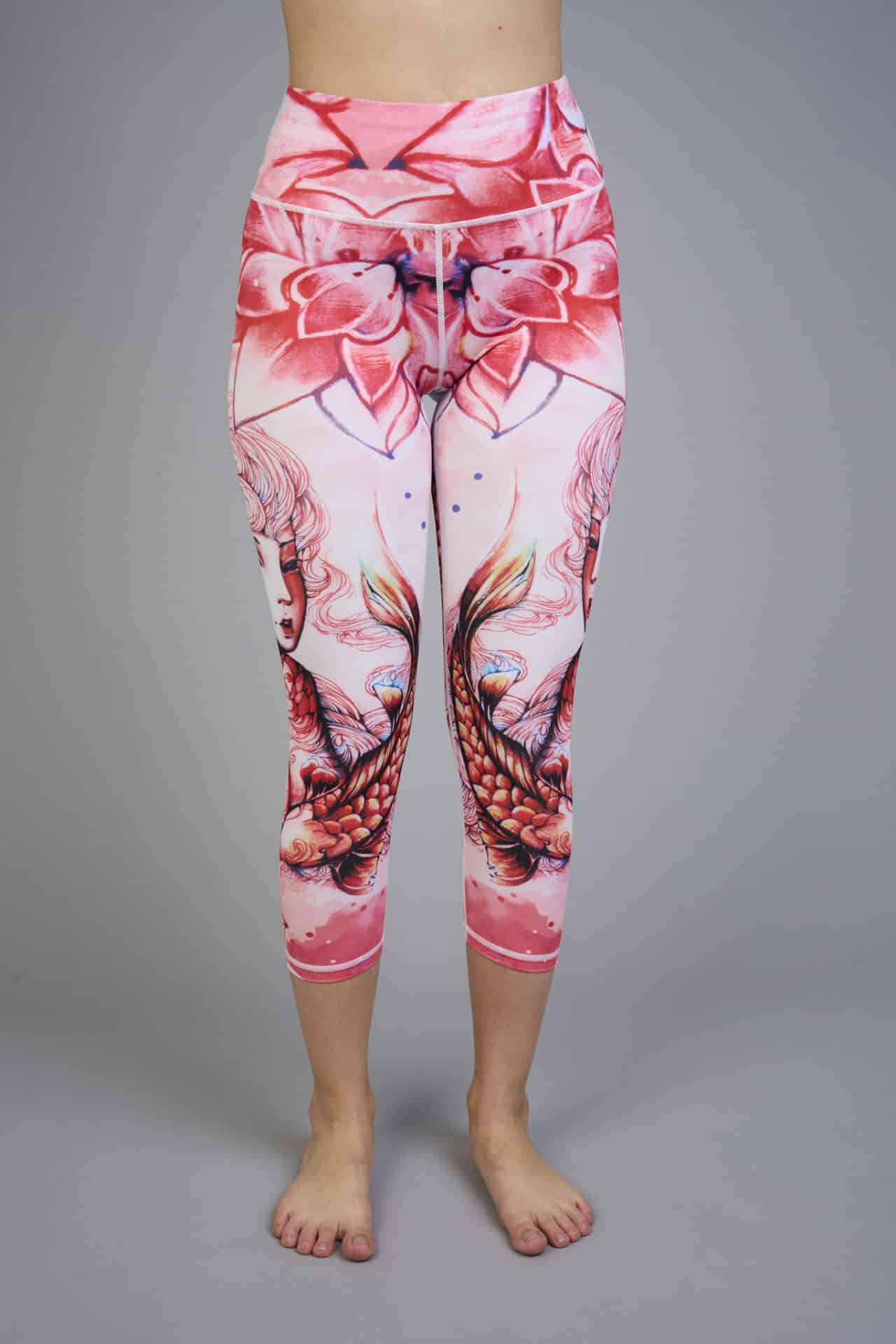 Női capri leggings, tejselyem – TEHNIKAL 88