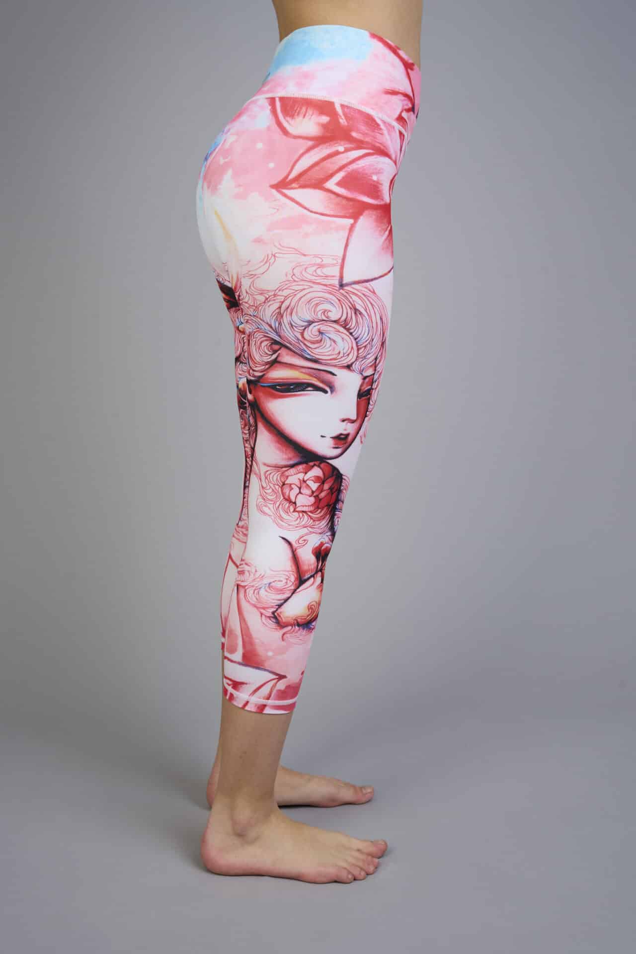 Női capri leggings, tejselyem – TEHNIKAL 88