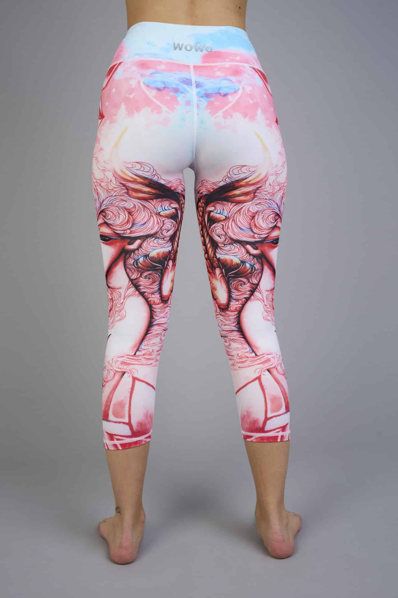 Női capri leggings, tejselyem – TEHNIKAL 88