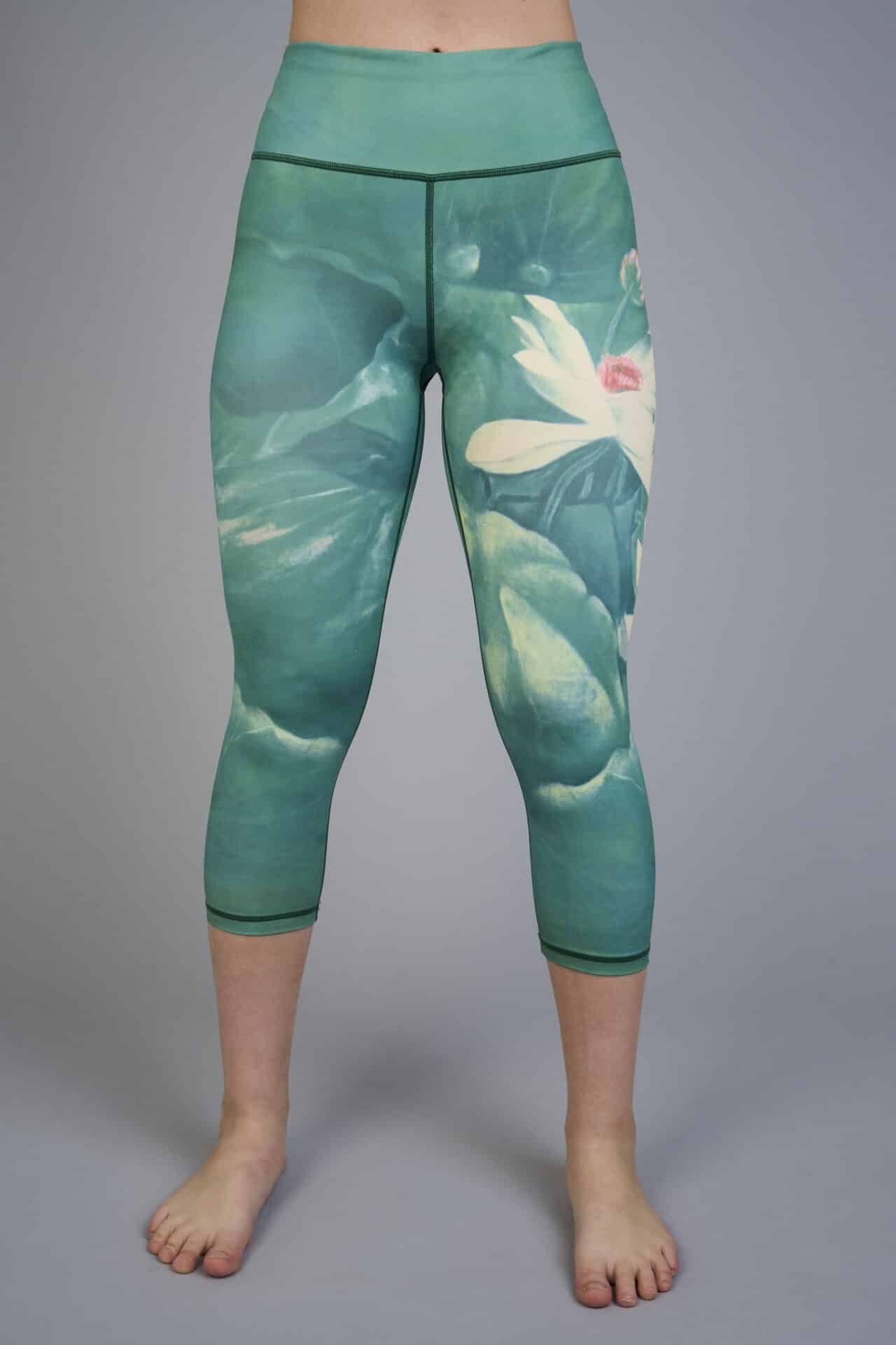 Női capri leggings, tejselyem – 89