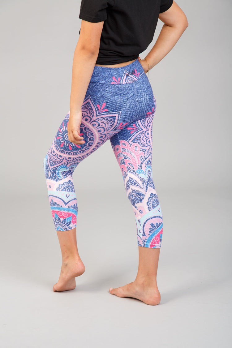 Gyerek capri leggings, tejselyem -  899