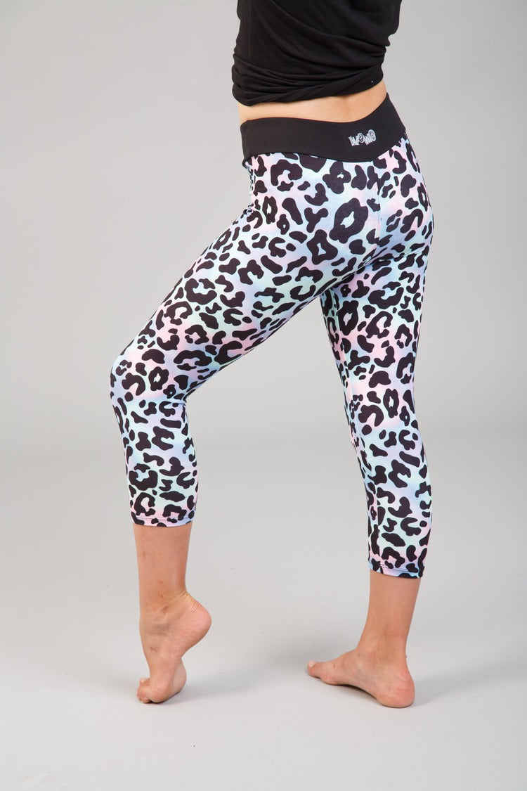 Gyerek capri leggings, tejselyem - 904