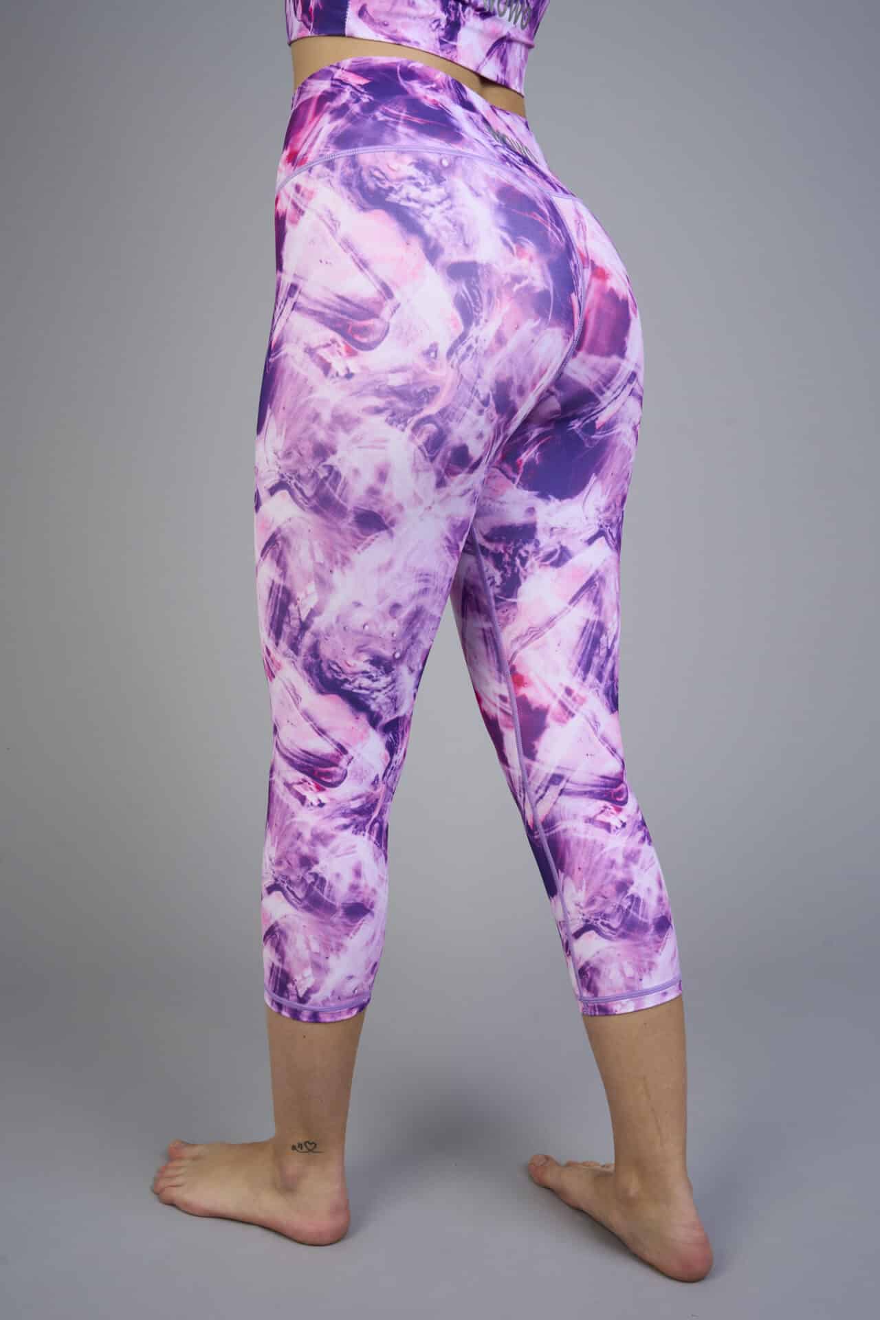 Női capri leggings, tejselyem – 93