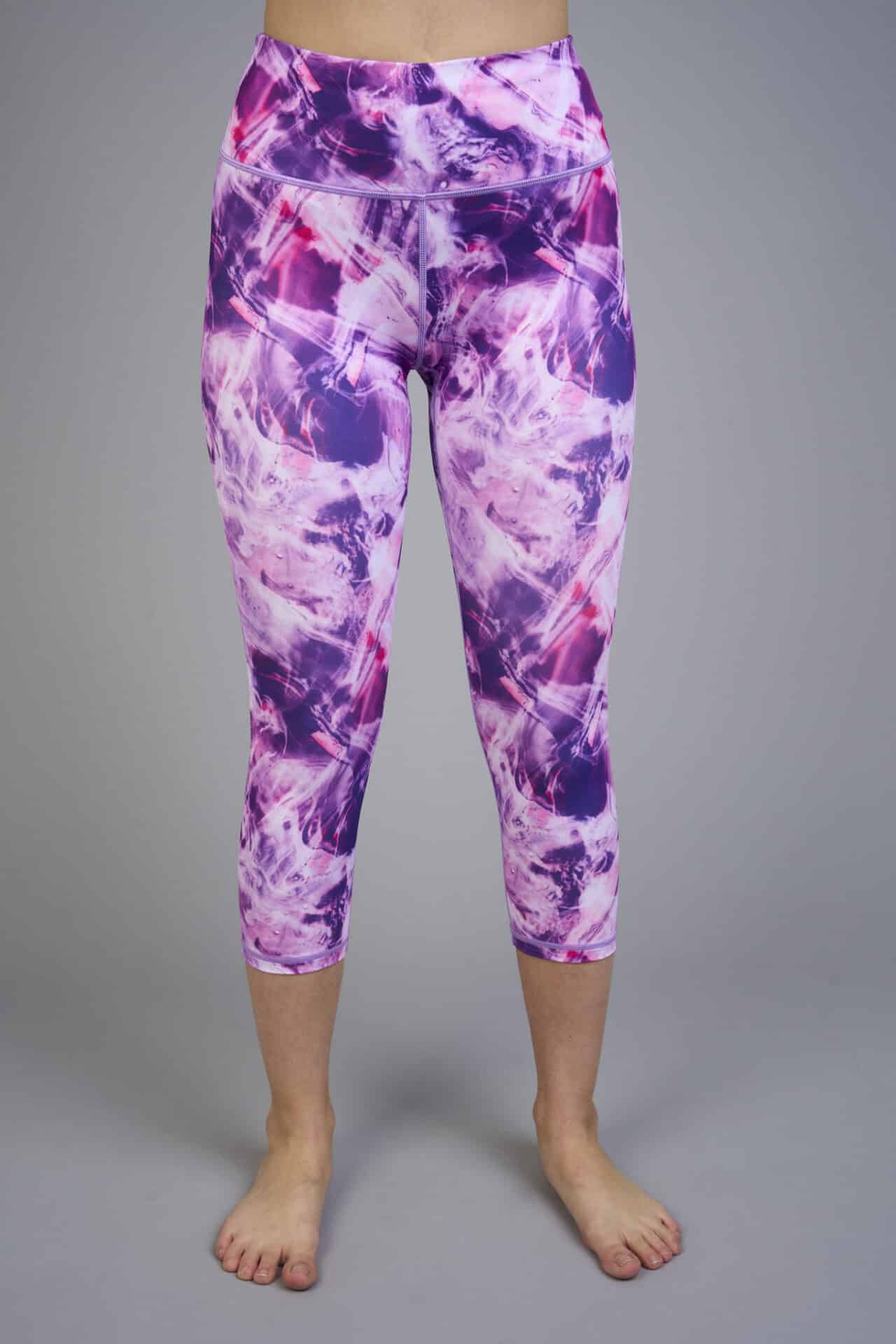 Női capri leggings, tejselyem – 93